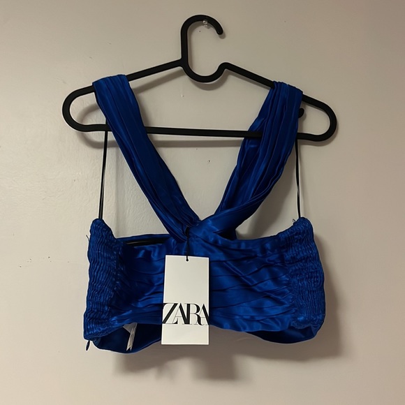 Zara Cobalt Blue Top - Picture 2 of 3
